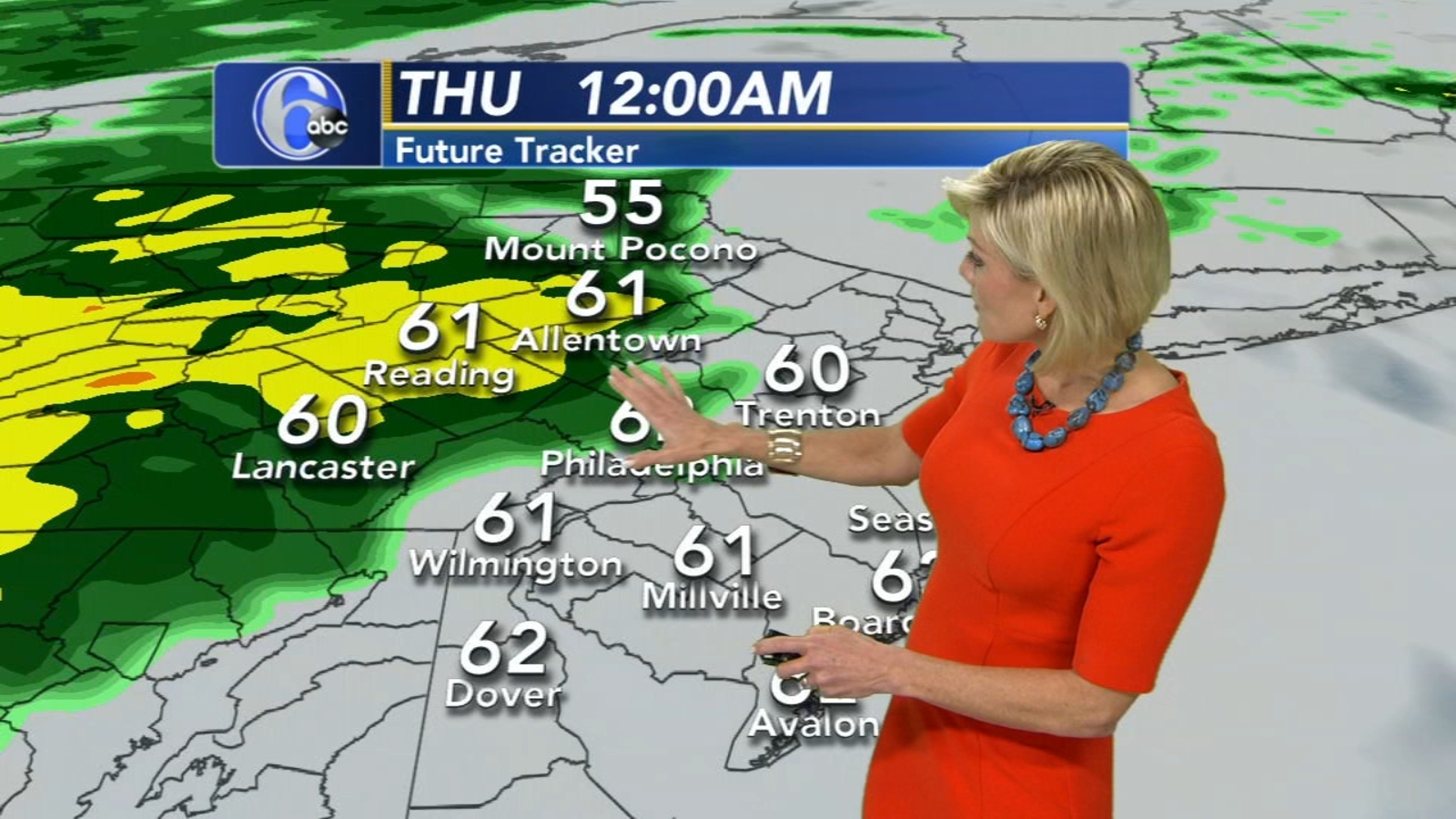 AccuWeather forecast for Philadelphia, Pennsylvania, New Jersey and Delaware