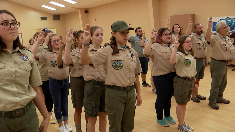 Meet the trailblazing girls of Scouts BSA troop in Pearland, Texas