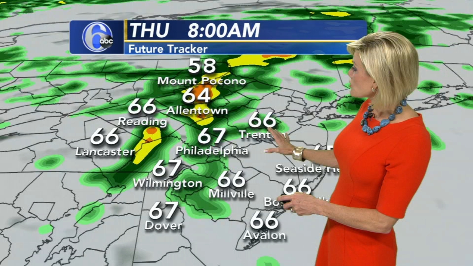 AccuWeather forecast for Philadelphia, Pennsylvania, New Jersey and