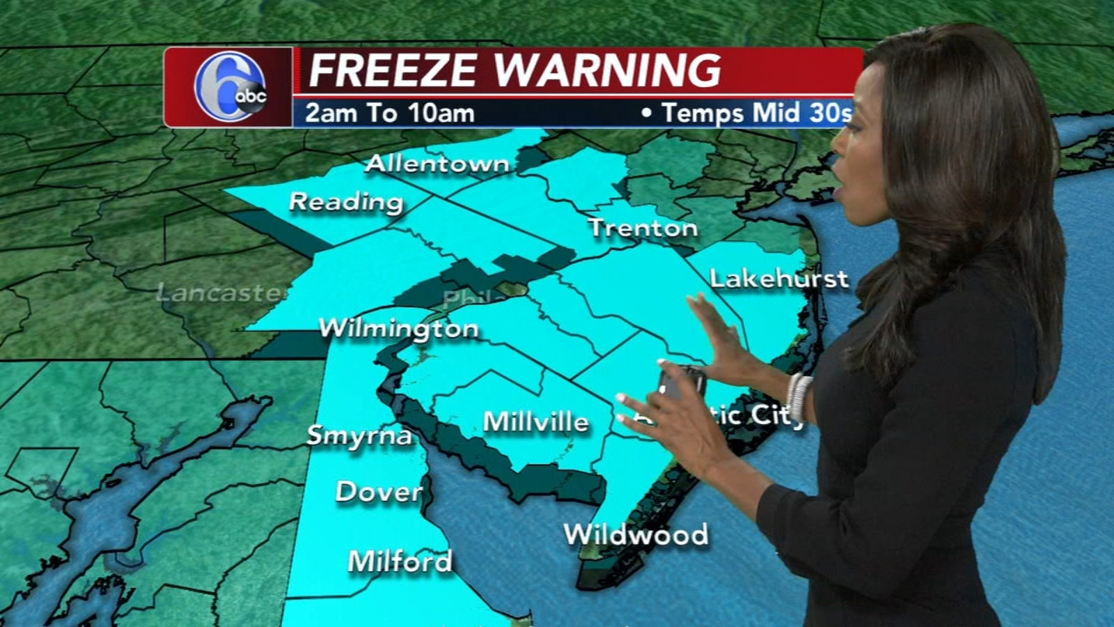 AccuWeather forecast for Philadelphia, Pennsylvania, New Jersey and