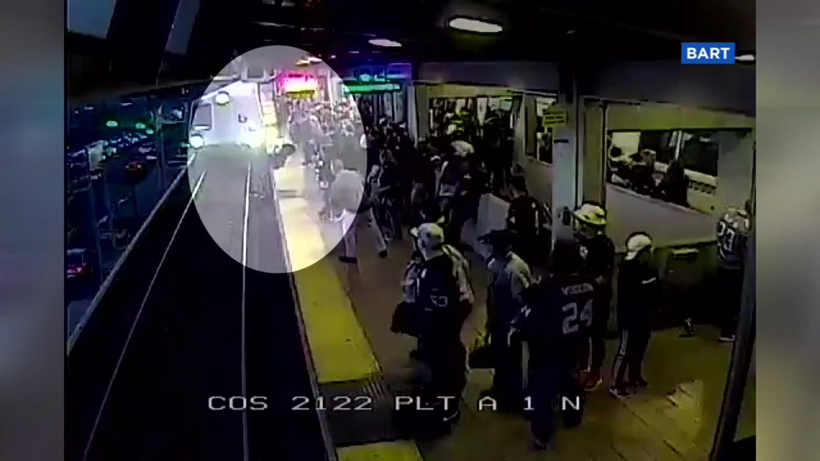 BART employee pulls man to safety off tracks at Coliseum Station after