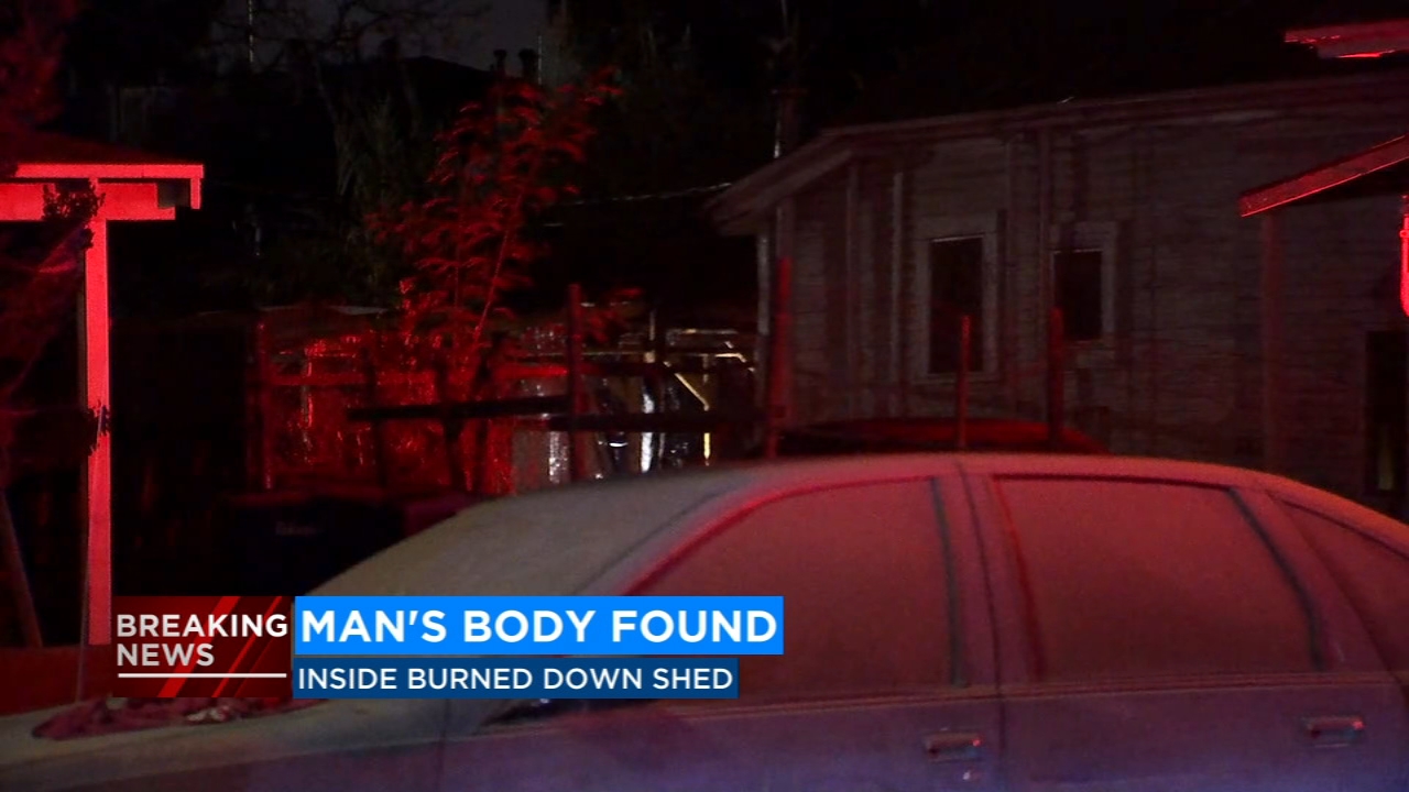 Man's body found inside burned shed behind central Fresno home