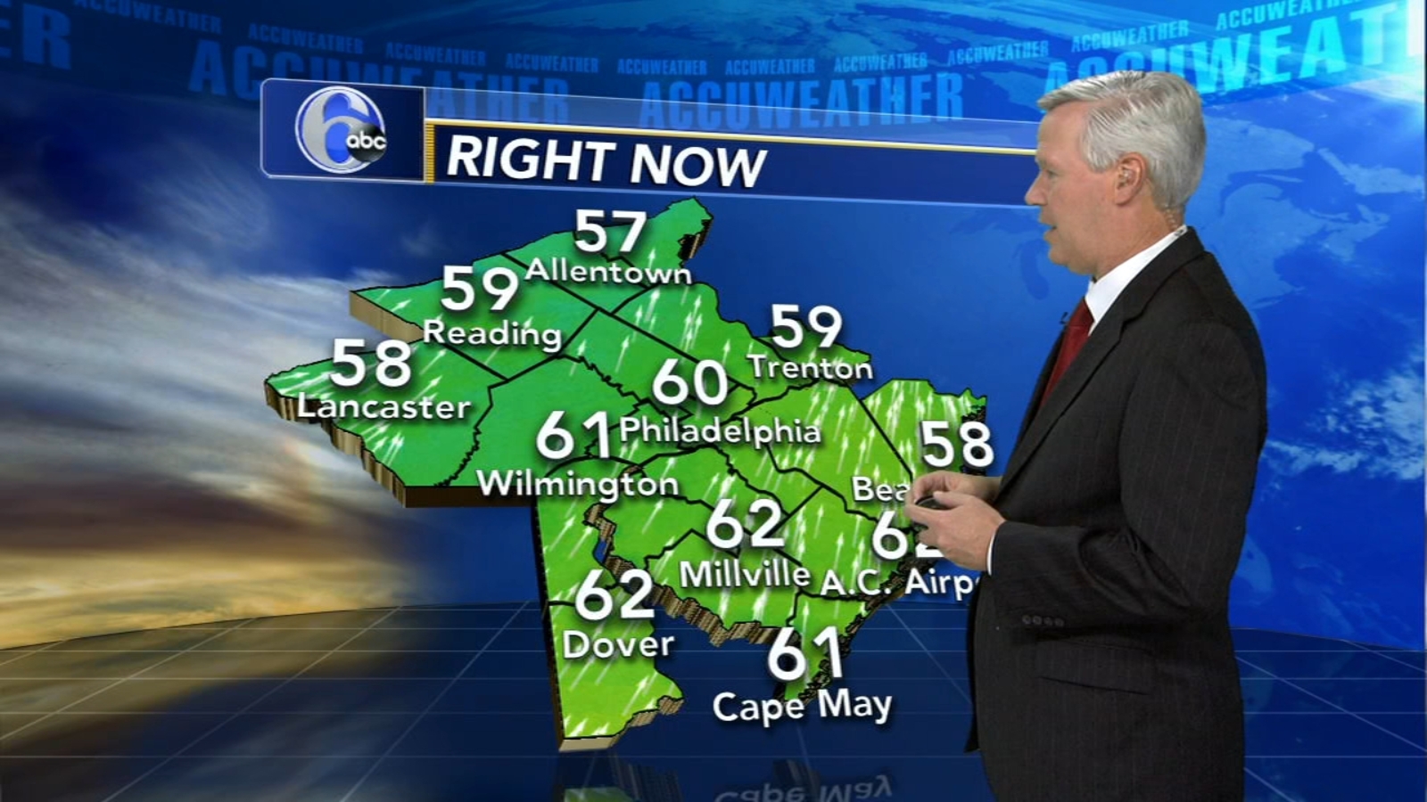 AccuWeather forecast for Philadelphia, Pennsylvania, New Jersey and
