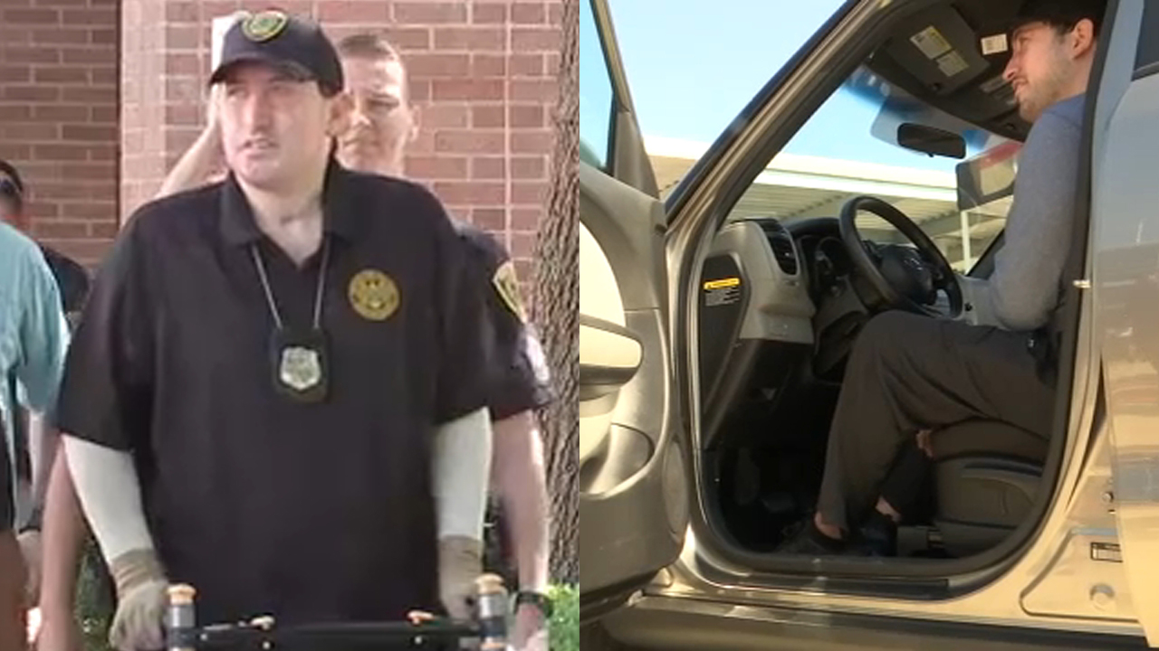 Severely burned officer surprised with new car