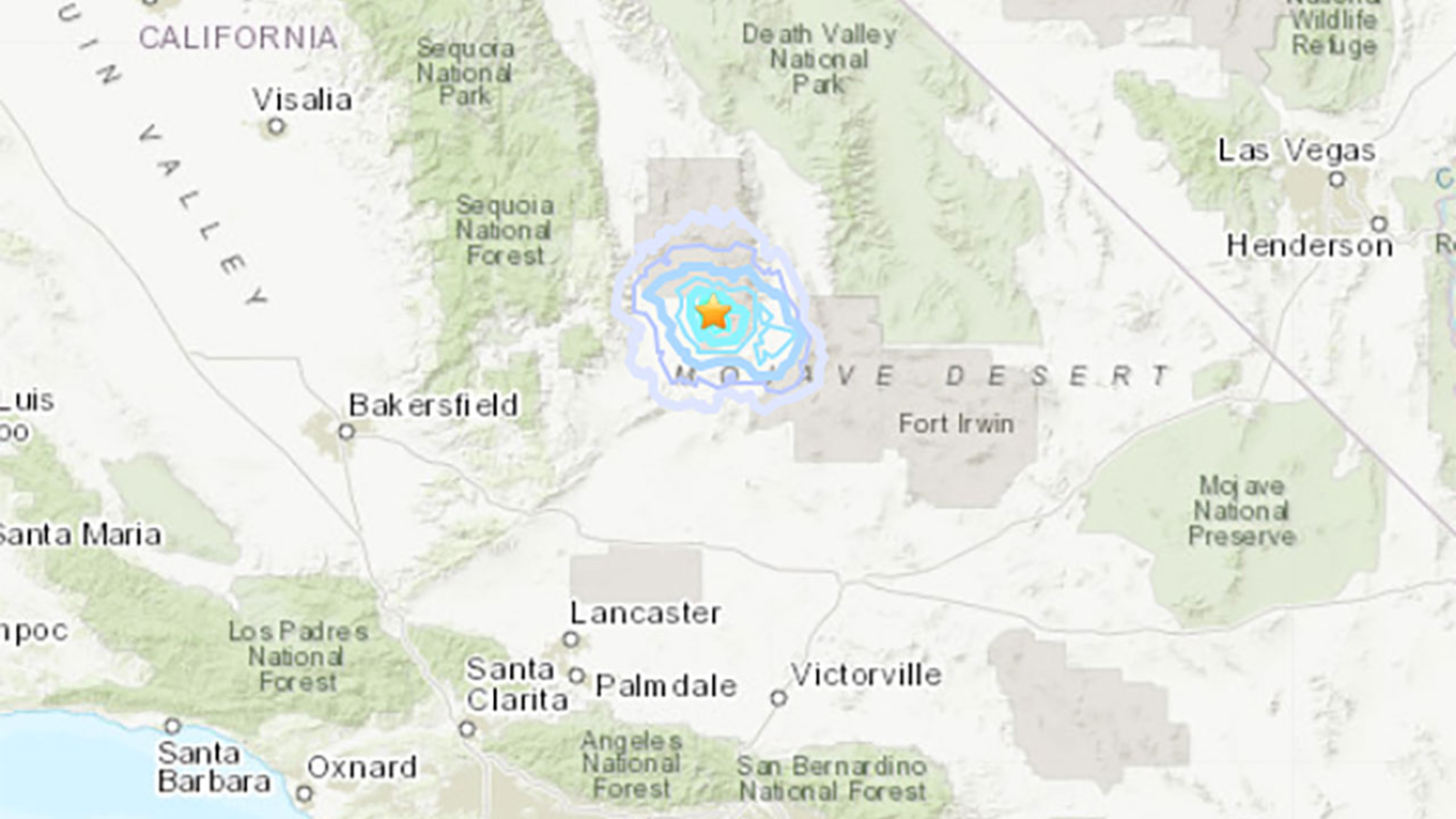 3.5magnitude earthquake rattles Ridgecrest area, USGS says ABC7 Los