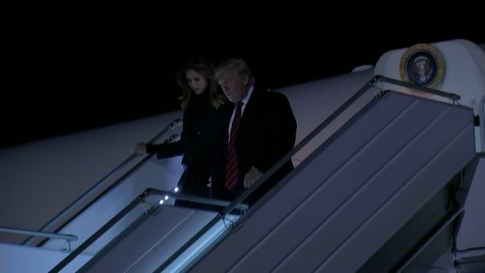 President Trump back in NYC ahead of Veteran's Day Parade