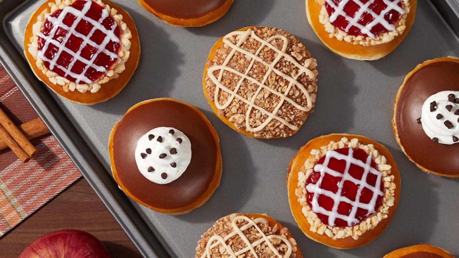 Krispy Kreme Releases 3 Pie Inspired Doughnuts For Thanksgiving