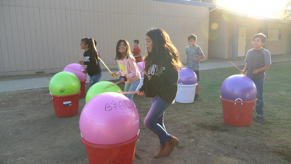 Kids get fit and have fun with Cardio Drumming