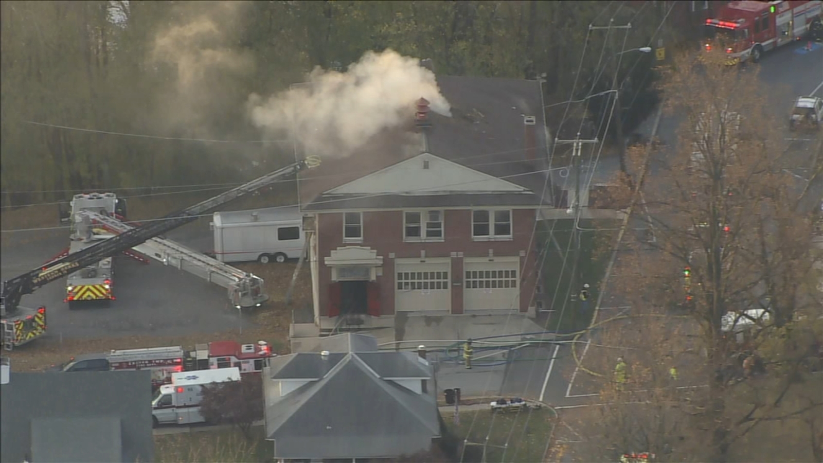 Firefighters battle blaze at own fire hall in Mohnton, Berks County ...