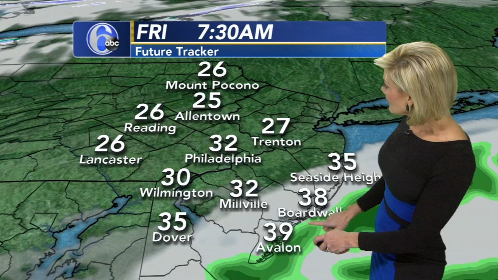 AccuWeather forecast for Philadelphia, Pennsylvania, New Jersey and