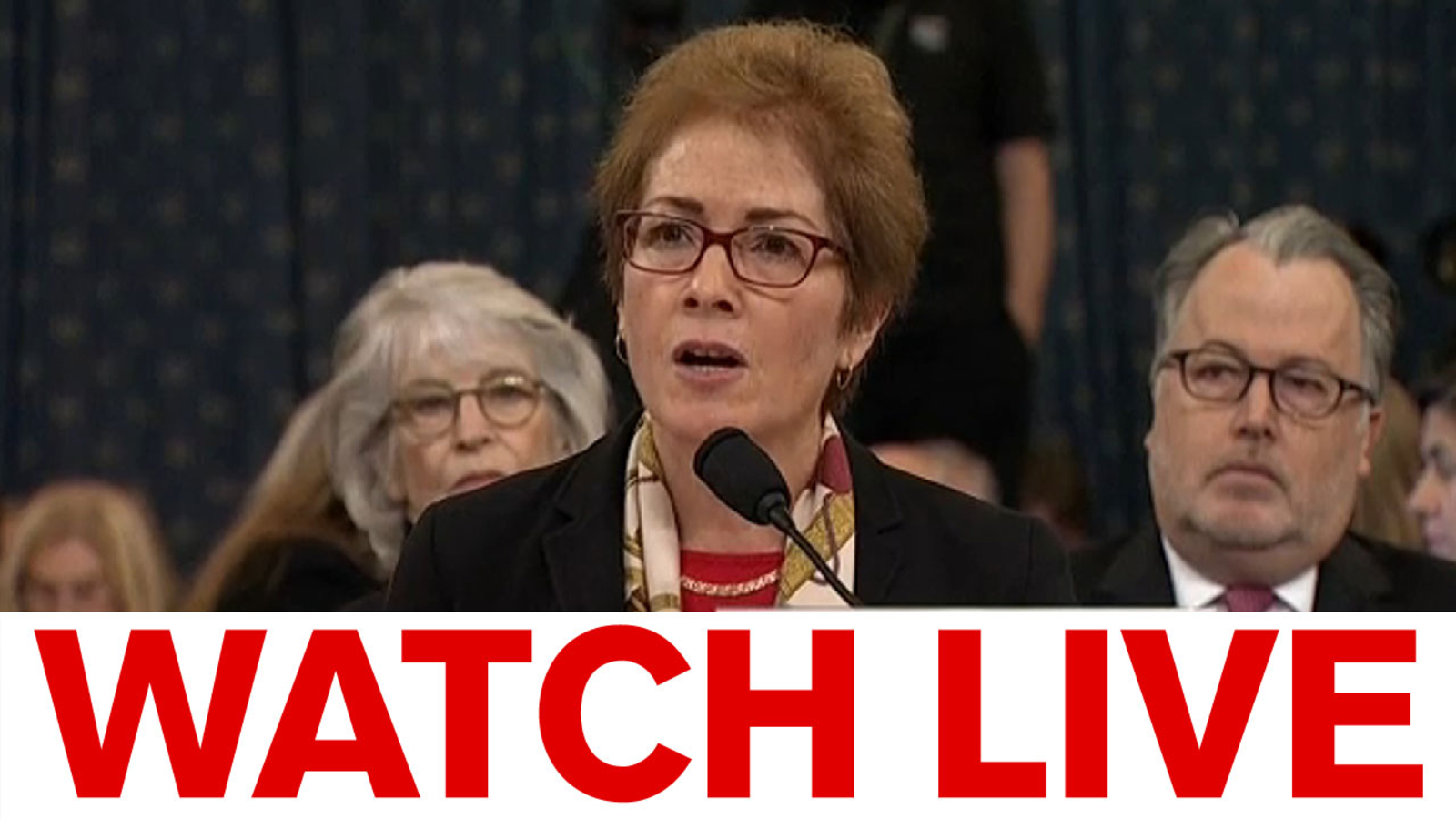 LIVE: Impeachment Hearing: Marie Yovanovitch, fired ambassador to Ukraine, says she felt 'big threat'