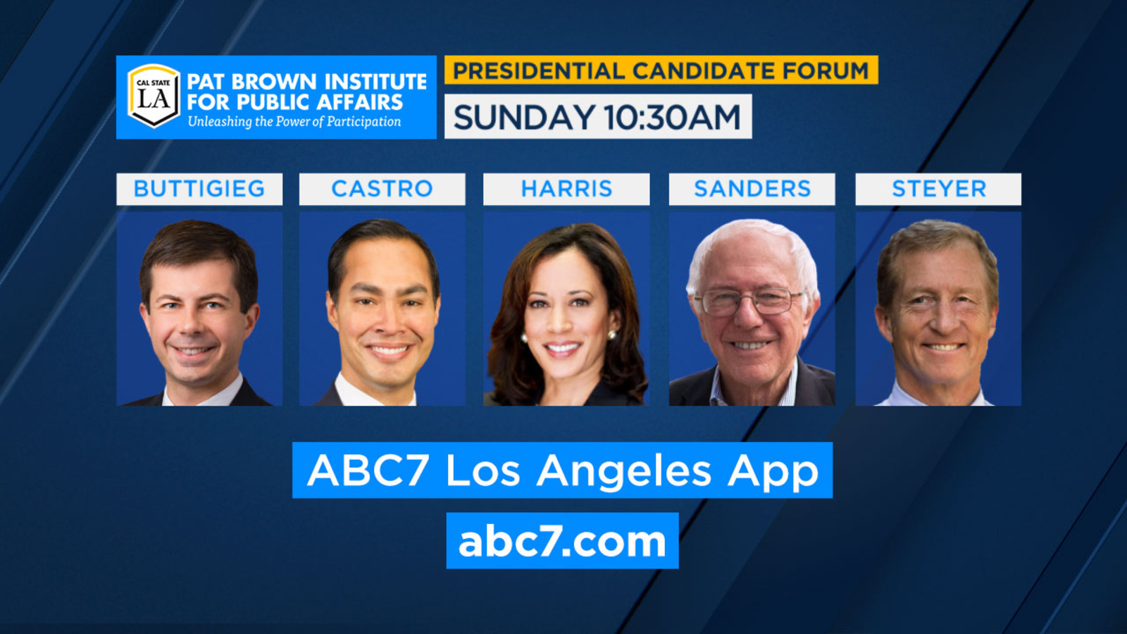 Presidential Forum: 5 Democratic candidates participate in Los Angeles forum