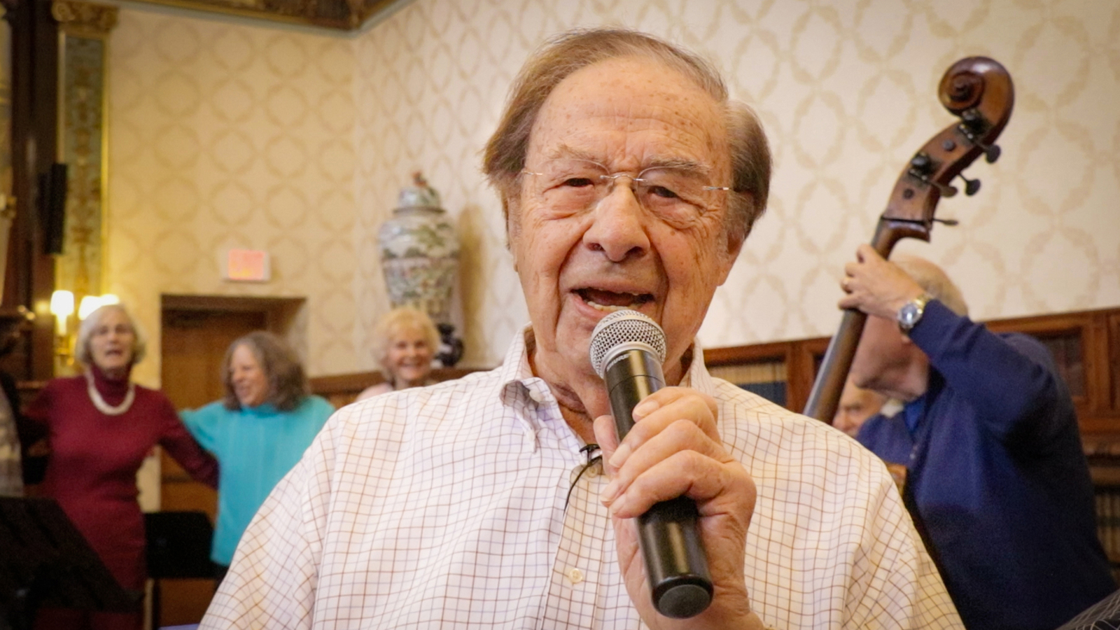 102-year-old pens songs for seniors for an old school modern sound