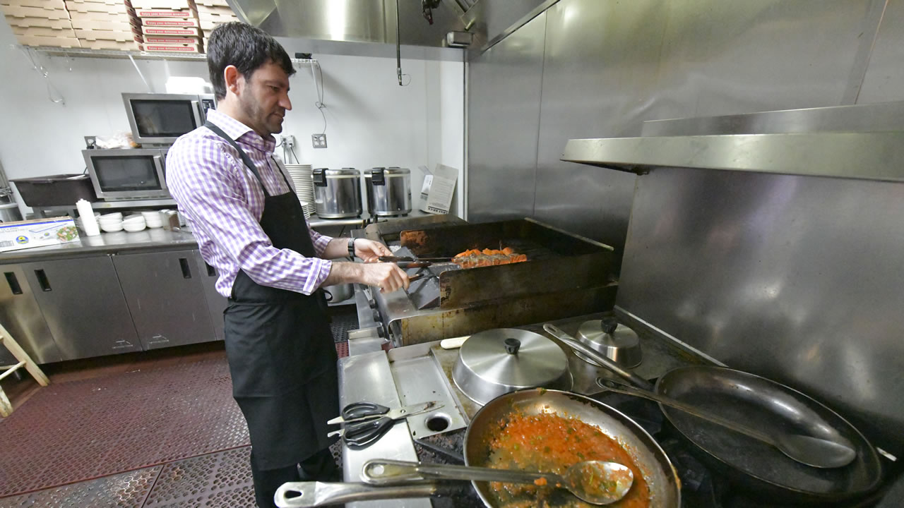 Jamshid Ahmed owns Fremont Afghan Kabob on Mowery Avenue.