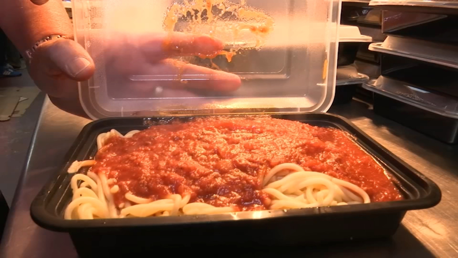 4,000 pounds of spaghetti used at the 61st Annual World's Largest