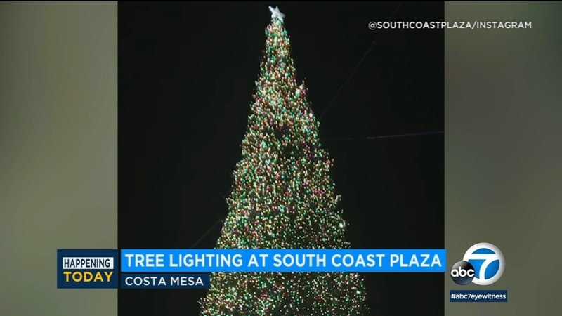 South Coast Plaza Christmas Hours 2022 Oc's South Coast Plaza To Light Up Christmas Tree - Abc7 Los Angeles