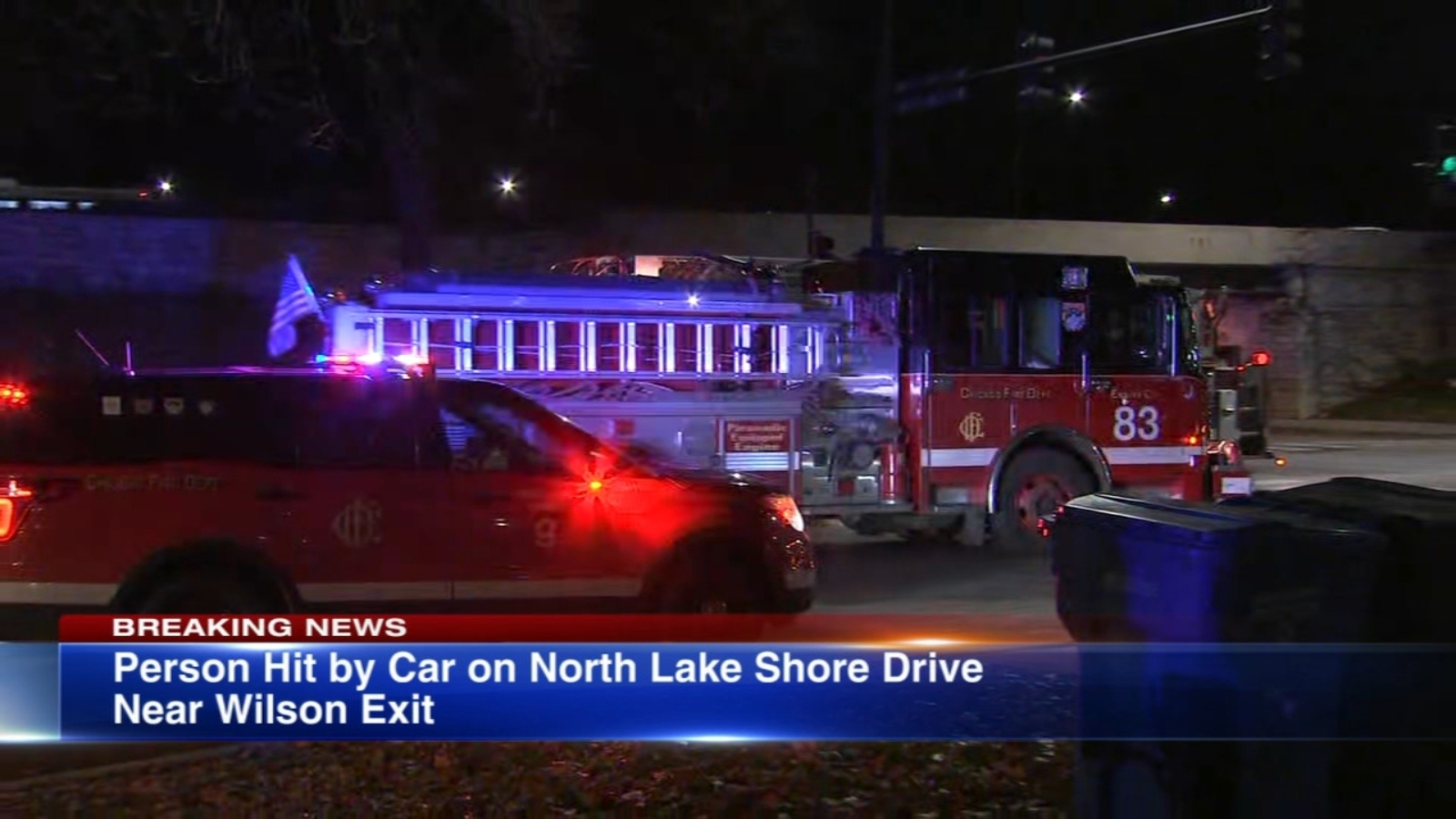 Man fatally struck on Lake Shore Drive in Uptown, police say - ABC7 Chicago