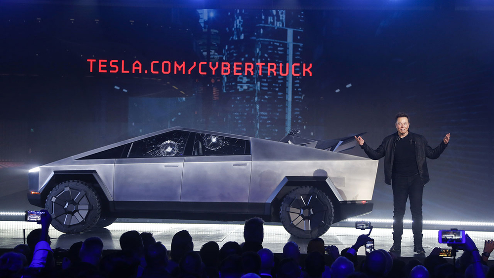 Elon Musk unveils futuristic Tesla Cybertruck