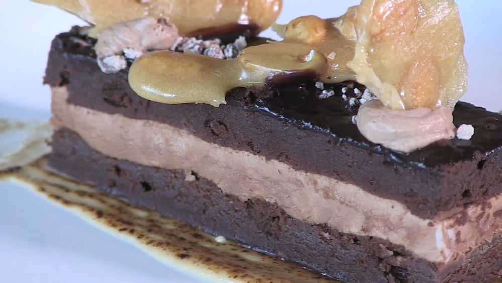 EXTRA COURSE: Chocolate decadence dessert at Boeufhaus