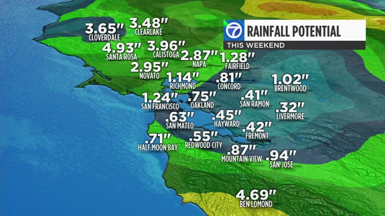 AccuWeather forecast for San Francisco, San Jose, Oakland and Bay Area