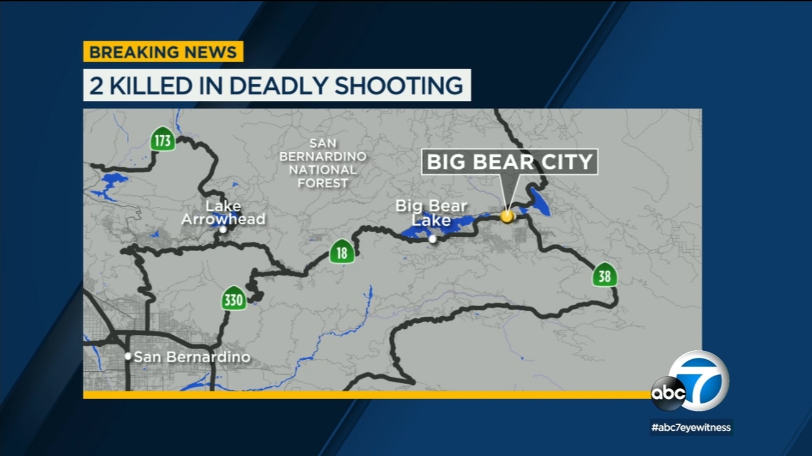 2 killed at Big Bear home, 1 in custody, officials say ABC7 Los Angeles