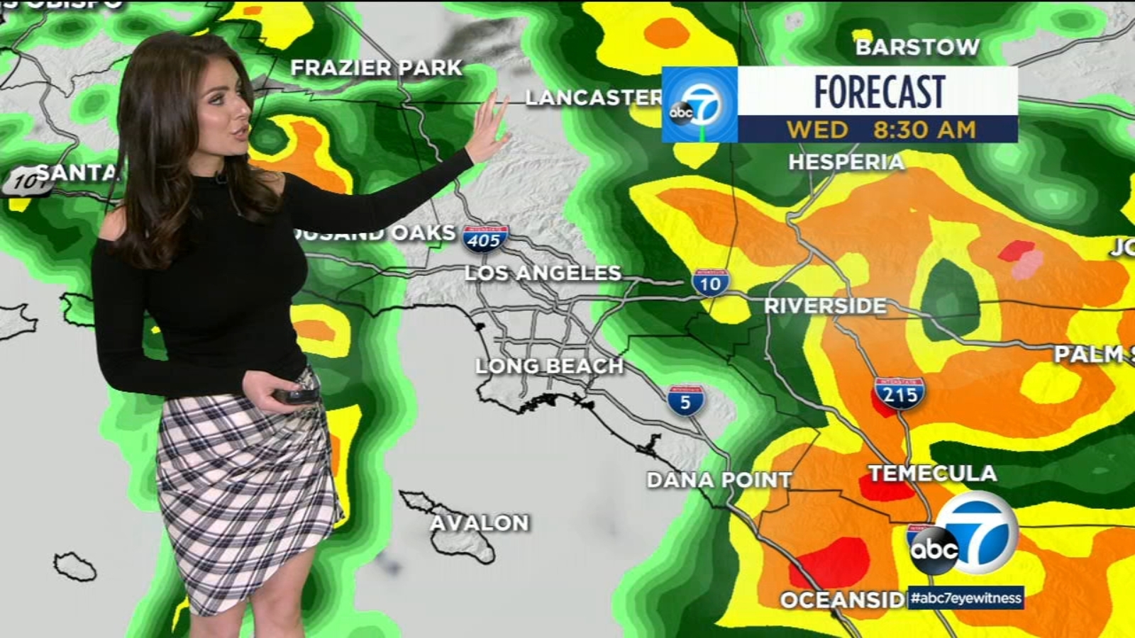 Southern California weather forecast Los Angeles, Orange County