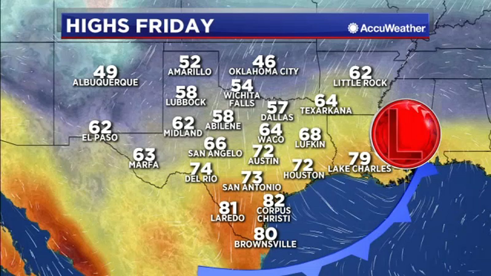 HOUSTON WEATHER How low will temperatures go with next cold front