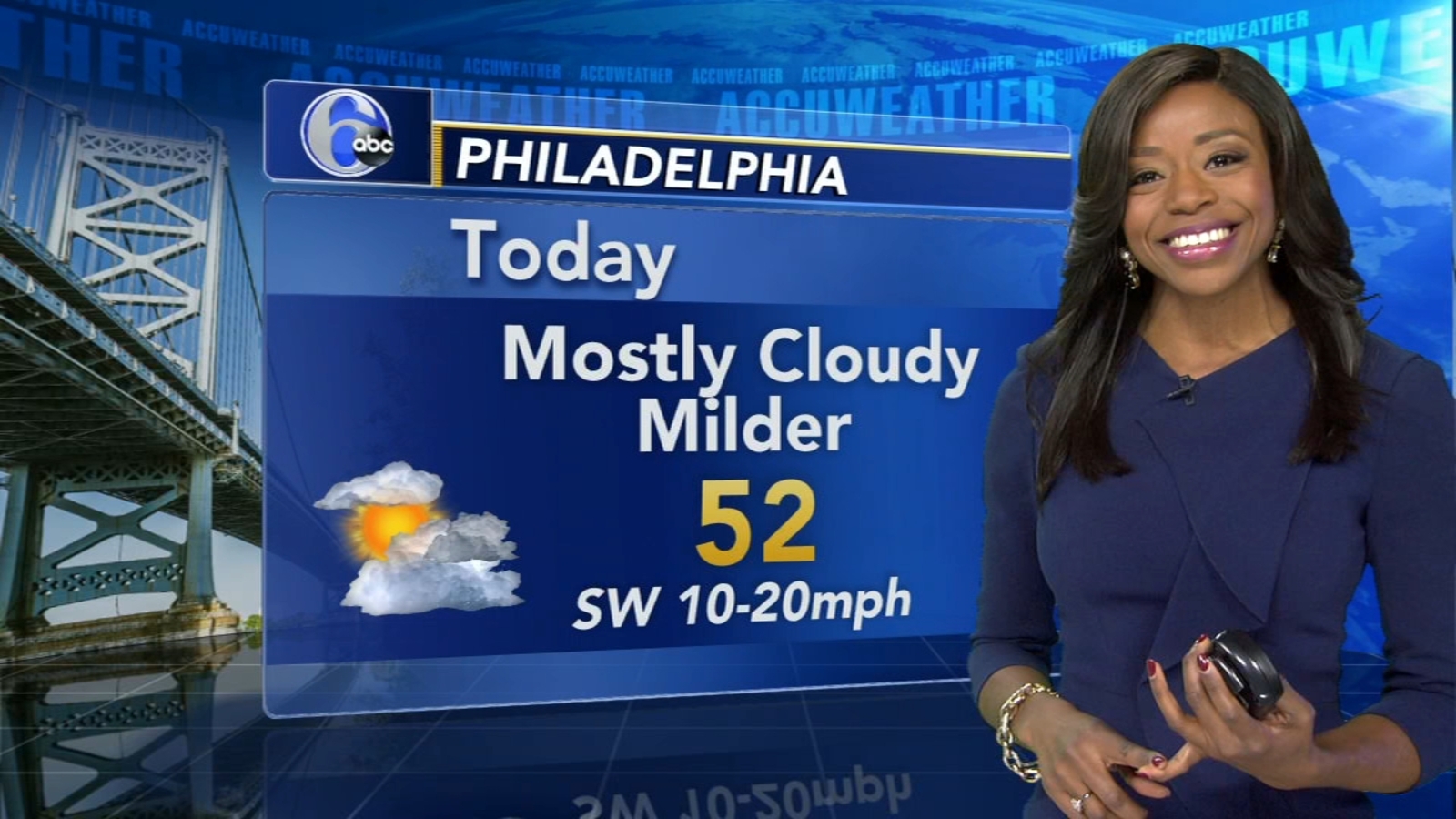 AccuWeather forecast for Philadelphia, Pennsylvania, New Jersey and