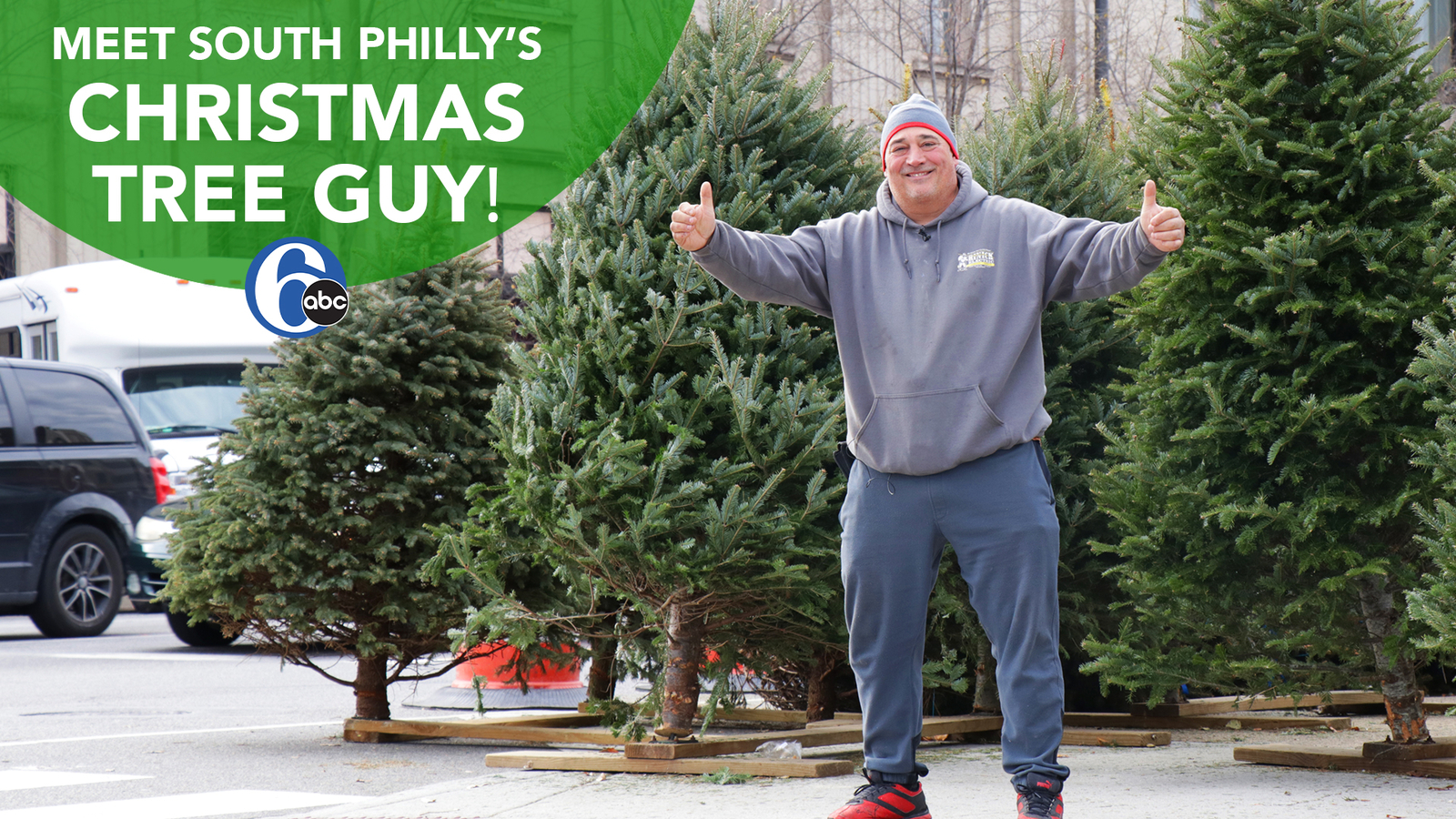 Meet South Philly's sidewalk Christmas Tree salesman 6abc Philadelphia