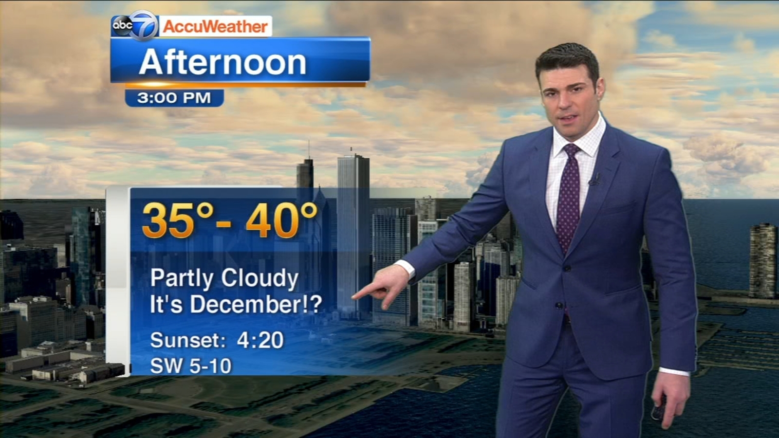 Chicago AccuWeather Mostly sunny, pleasant Saturday