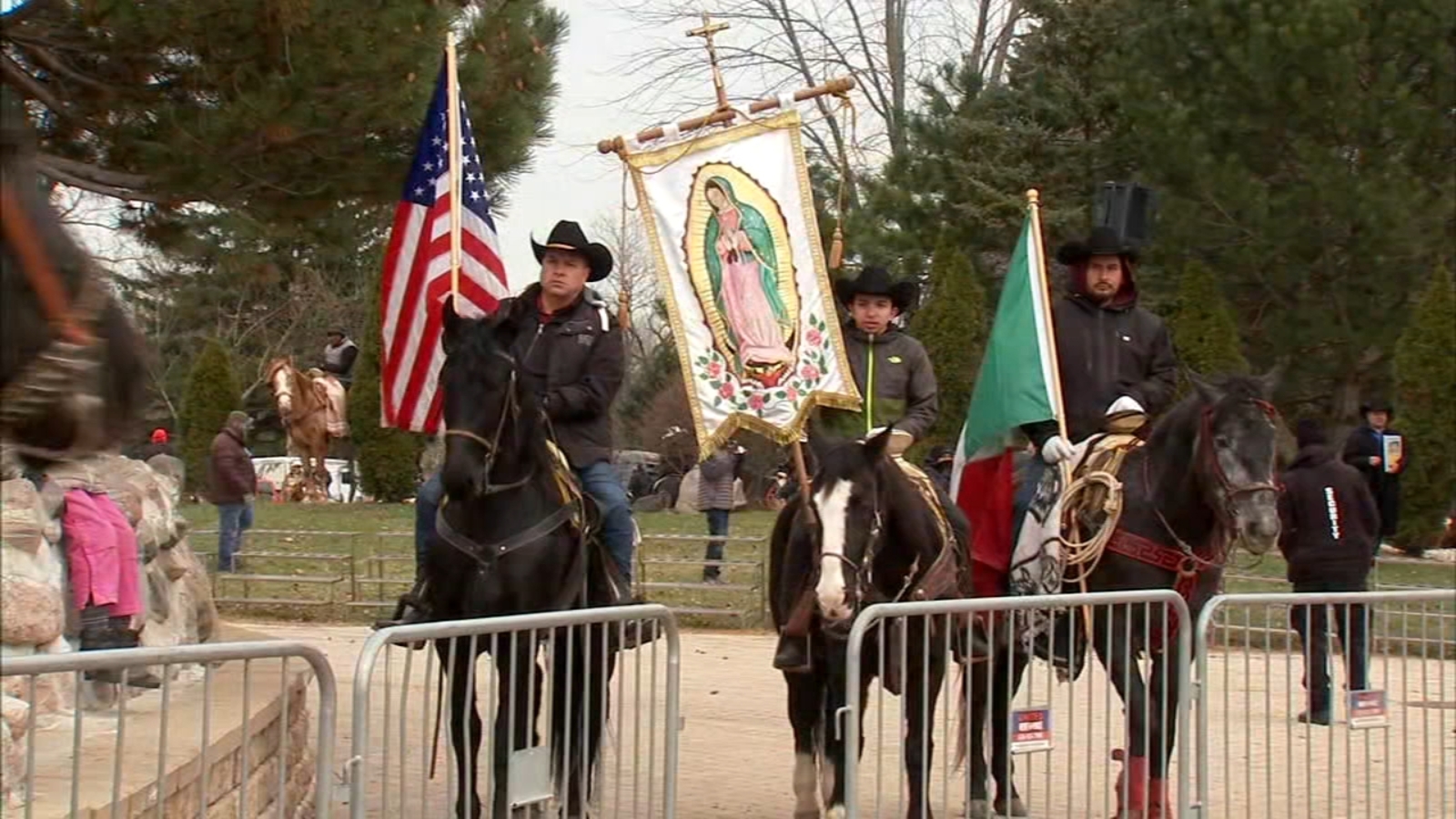 Cavalcade of horseback riders make pilgrimage to Shrine of Our Lady of ...