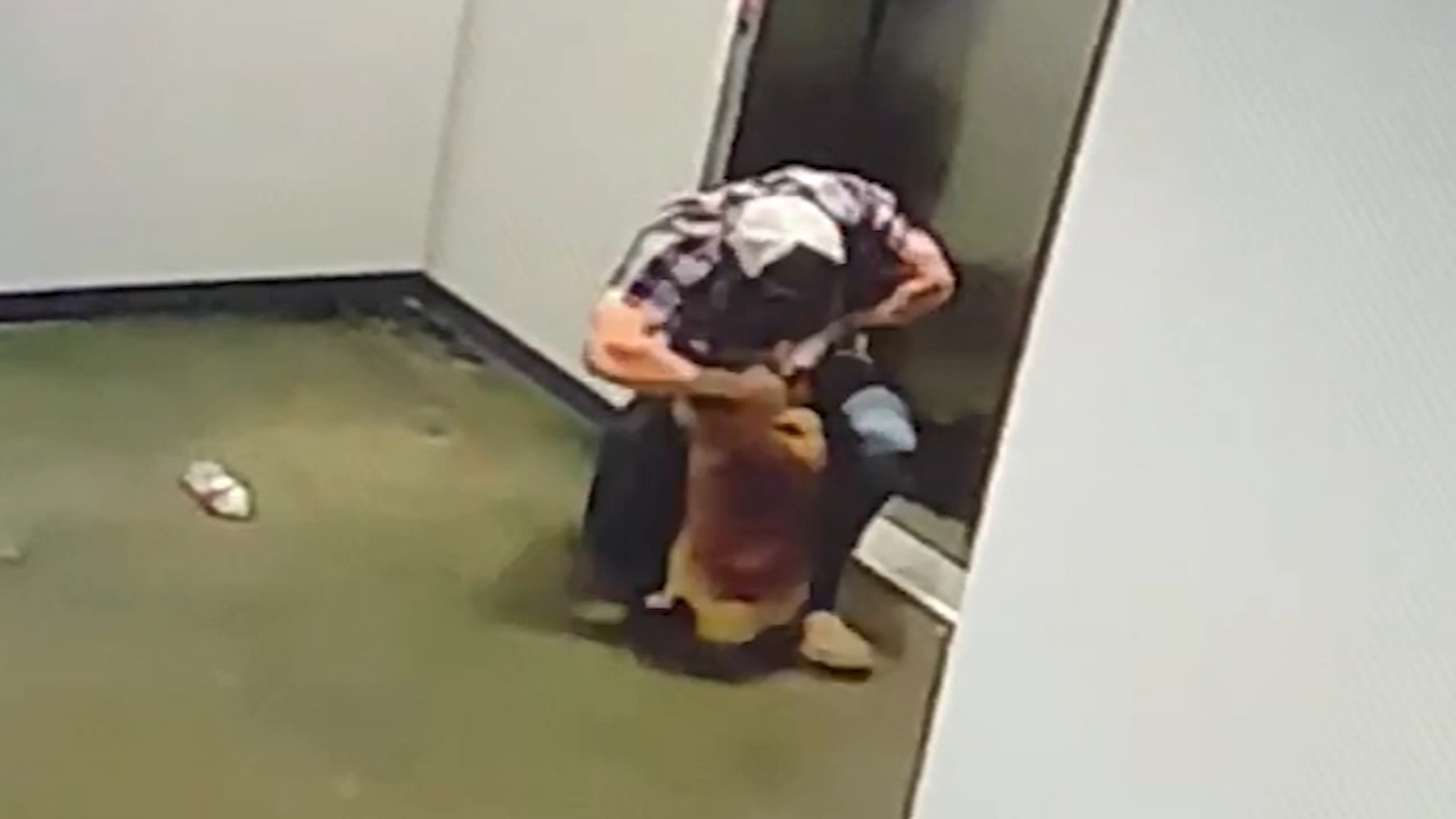 Houston man rescuing dog stuck outside elevator goes viral ABC13 Houston