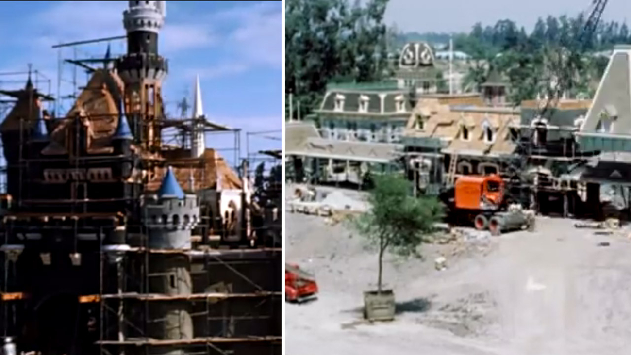 Watch this incredible time-lapse video of Disneyland's construction in