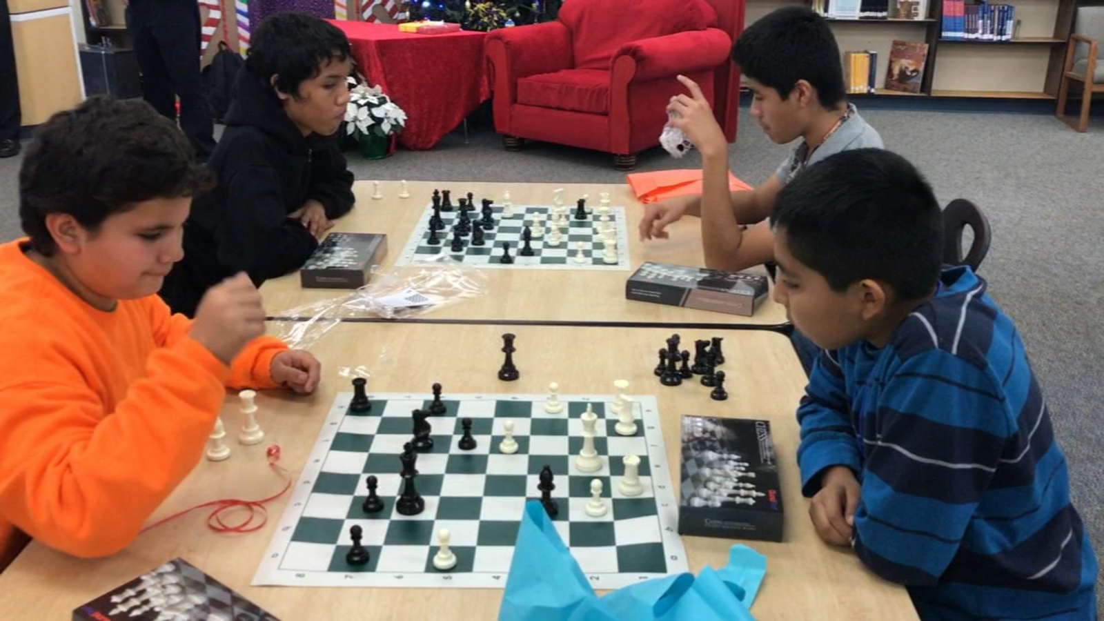Chess Club students at Tehipite Middle School got their very own chess