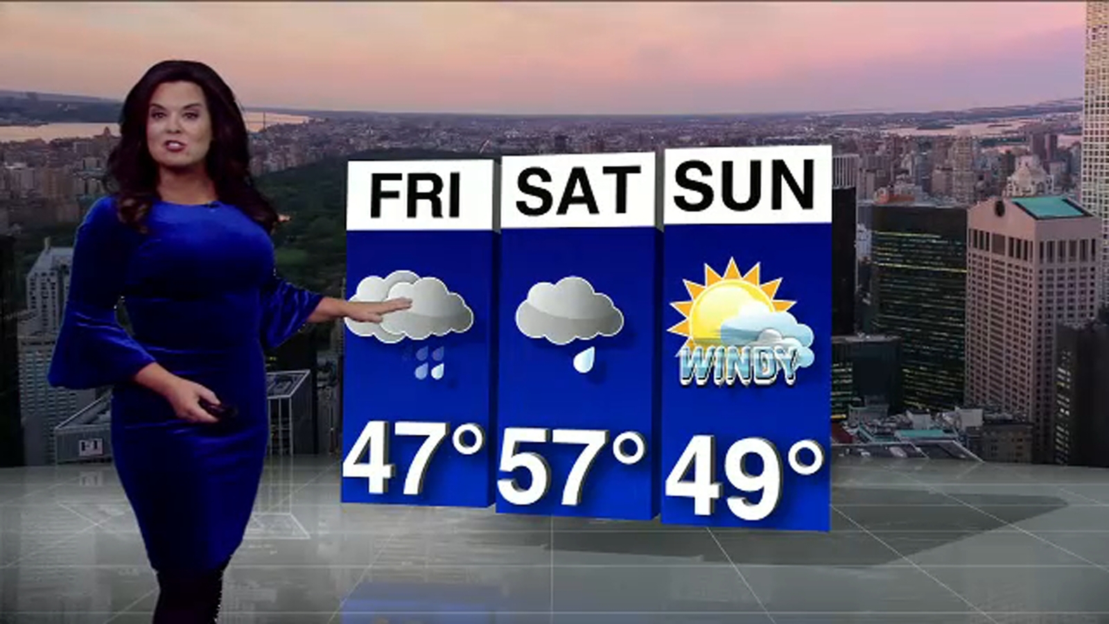 Accuweather forecast for the TriState area ABC7 New York