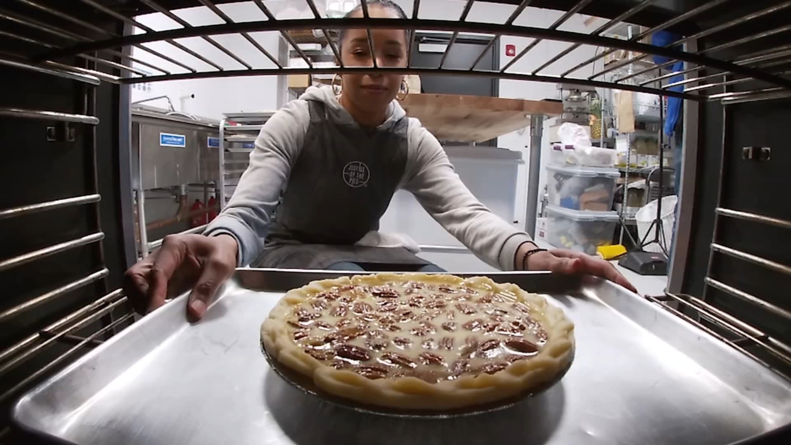 Entrepreneur runs booming pie business 'Justice of the Pies' from