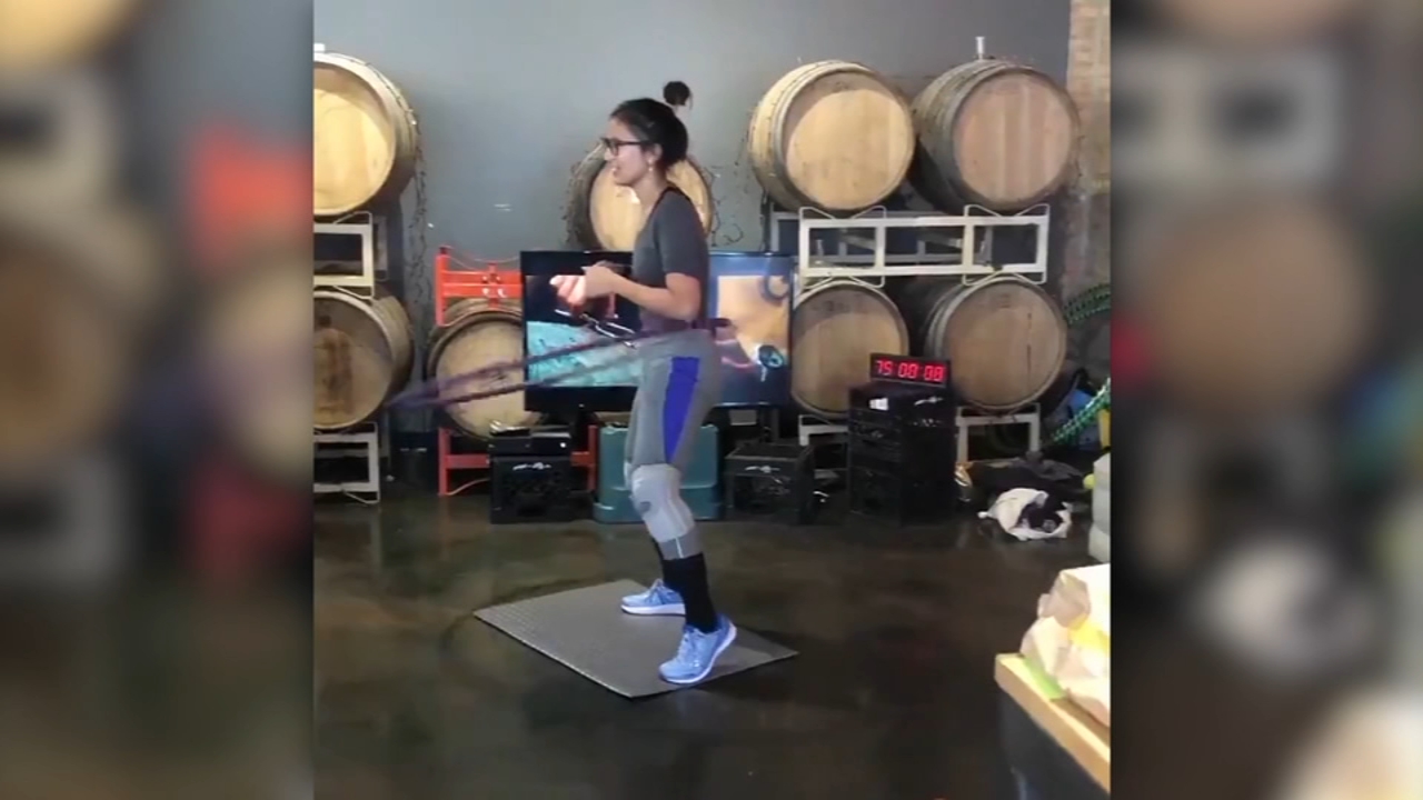 Local woman breaks marathon hula hoop world record