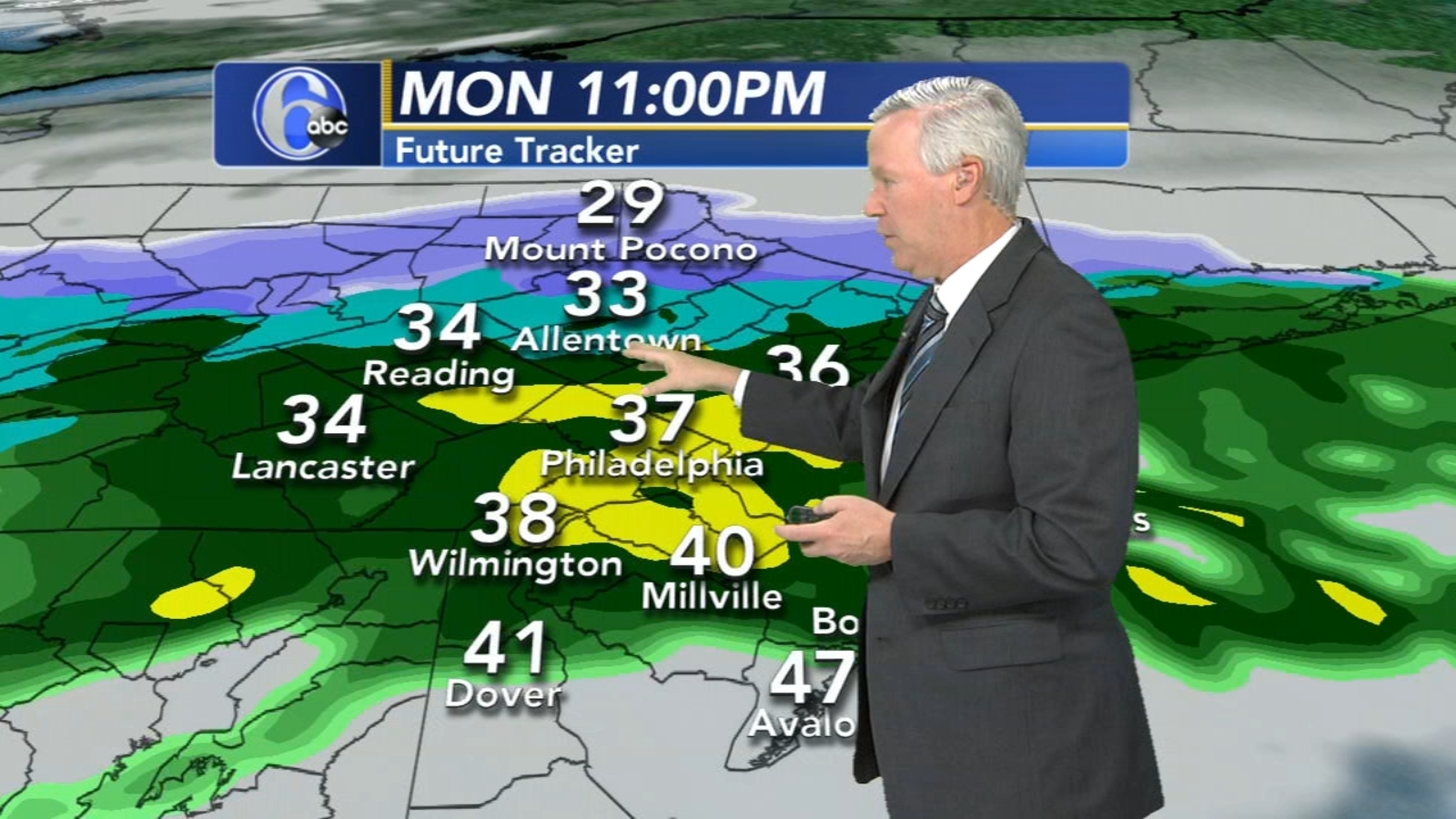 AccuWeather forecast for Philadelphia, Pennsylvania, New Jersey and Delaware