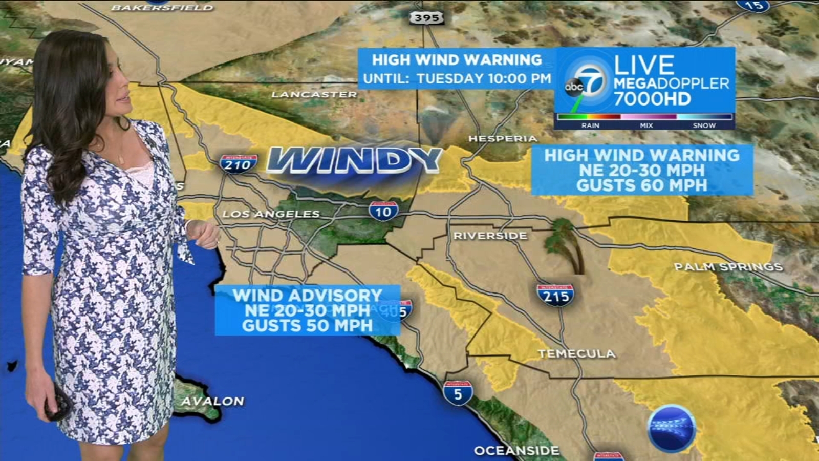 Southern California weather forecast Los Angeles, Orange County