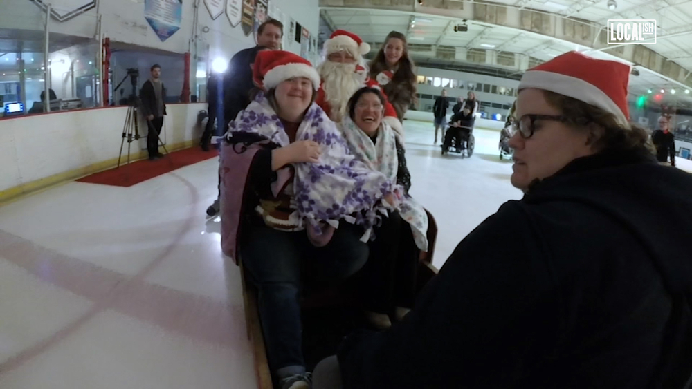 The Ark hosts a special ice skate for adults with special needs.