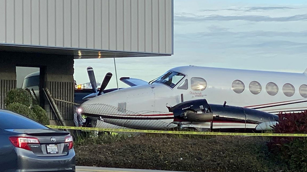 17-year-old girl arrested after crashing stolen plane into fence at Fresno Yosemite International Airport