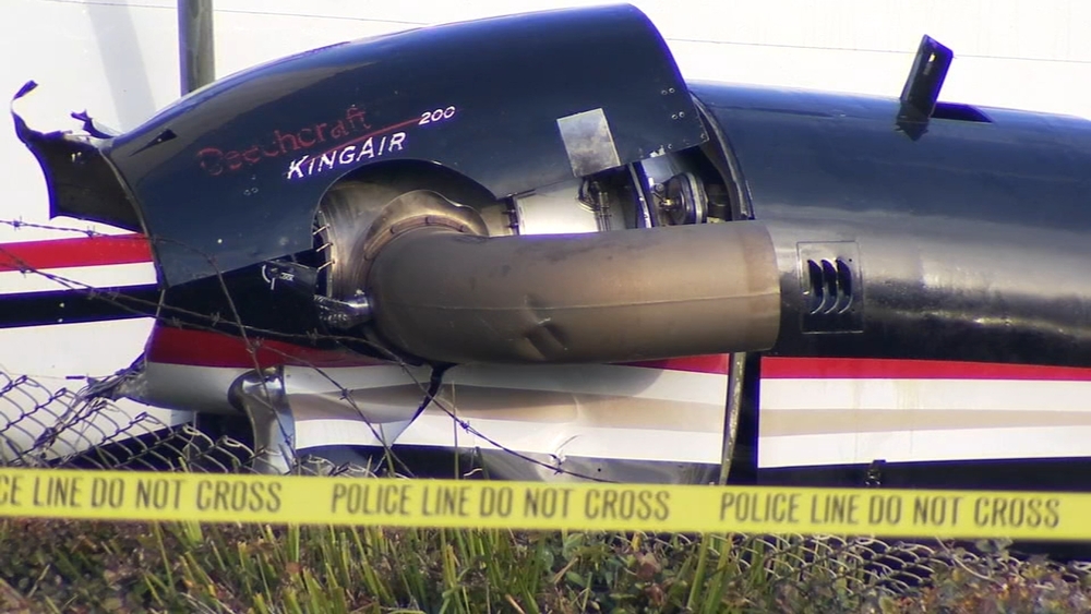 17-year-old girl arrested after crashing stolen plane into fence at Fresno Yosemite International Airport