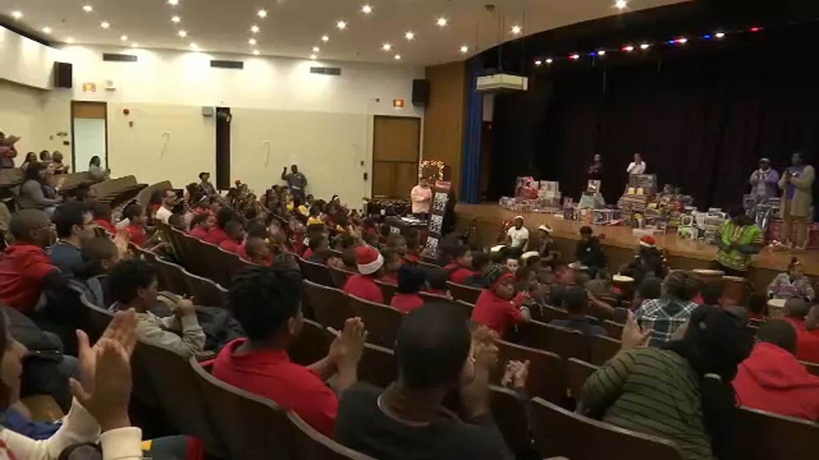 Philadelphia community surprises Edward Steel School with Christmas