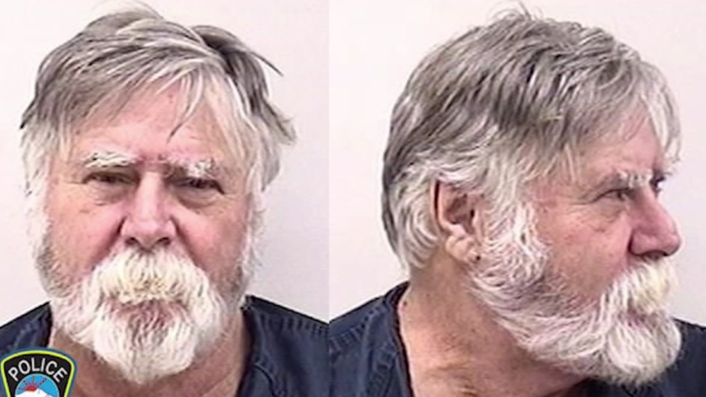 Robbery suspect exits bank, throws money at crowd