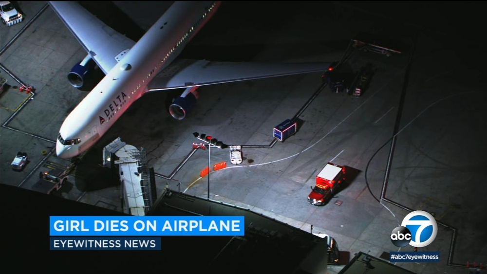Officials identify 10-year-old girl who died on flight from LAX