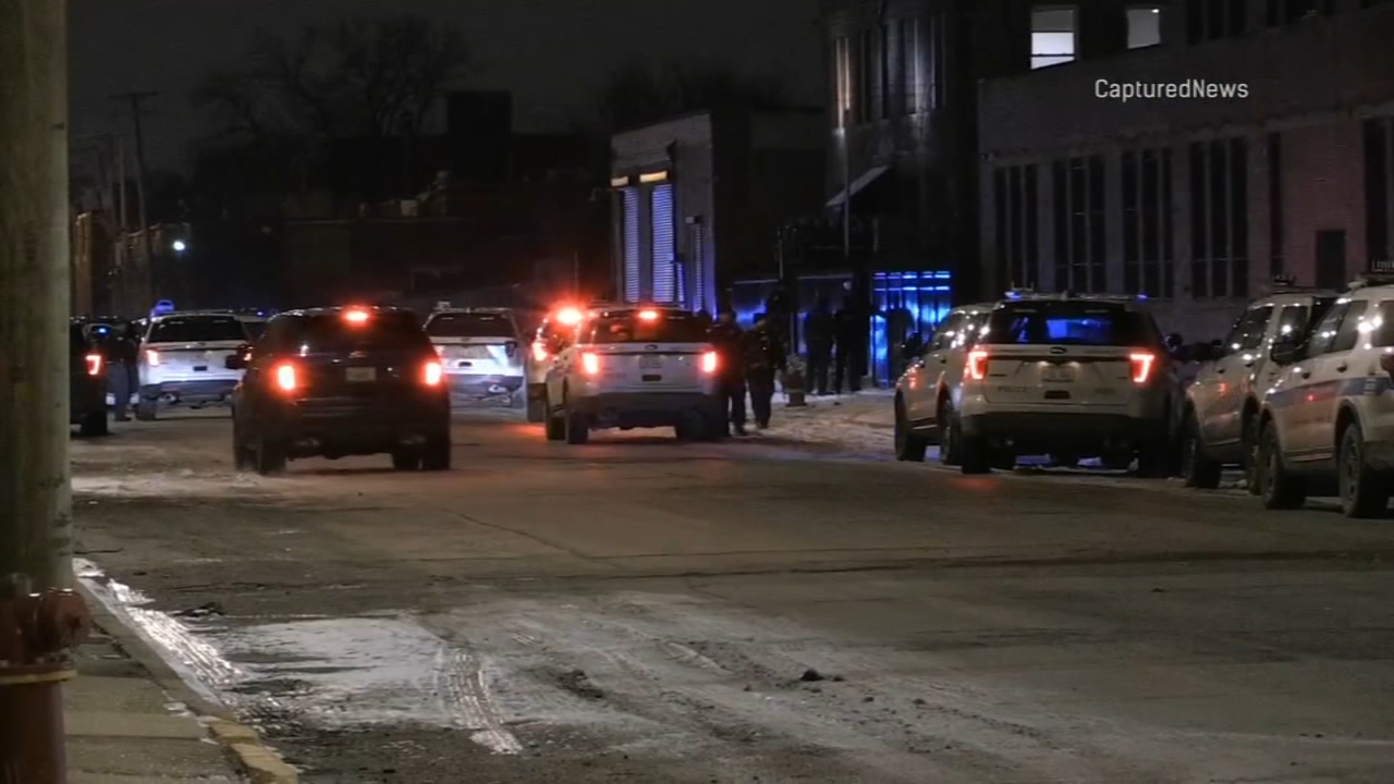 CPD squad car hit by gunfire in Lawndale