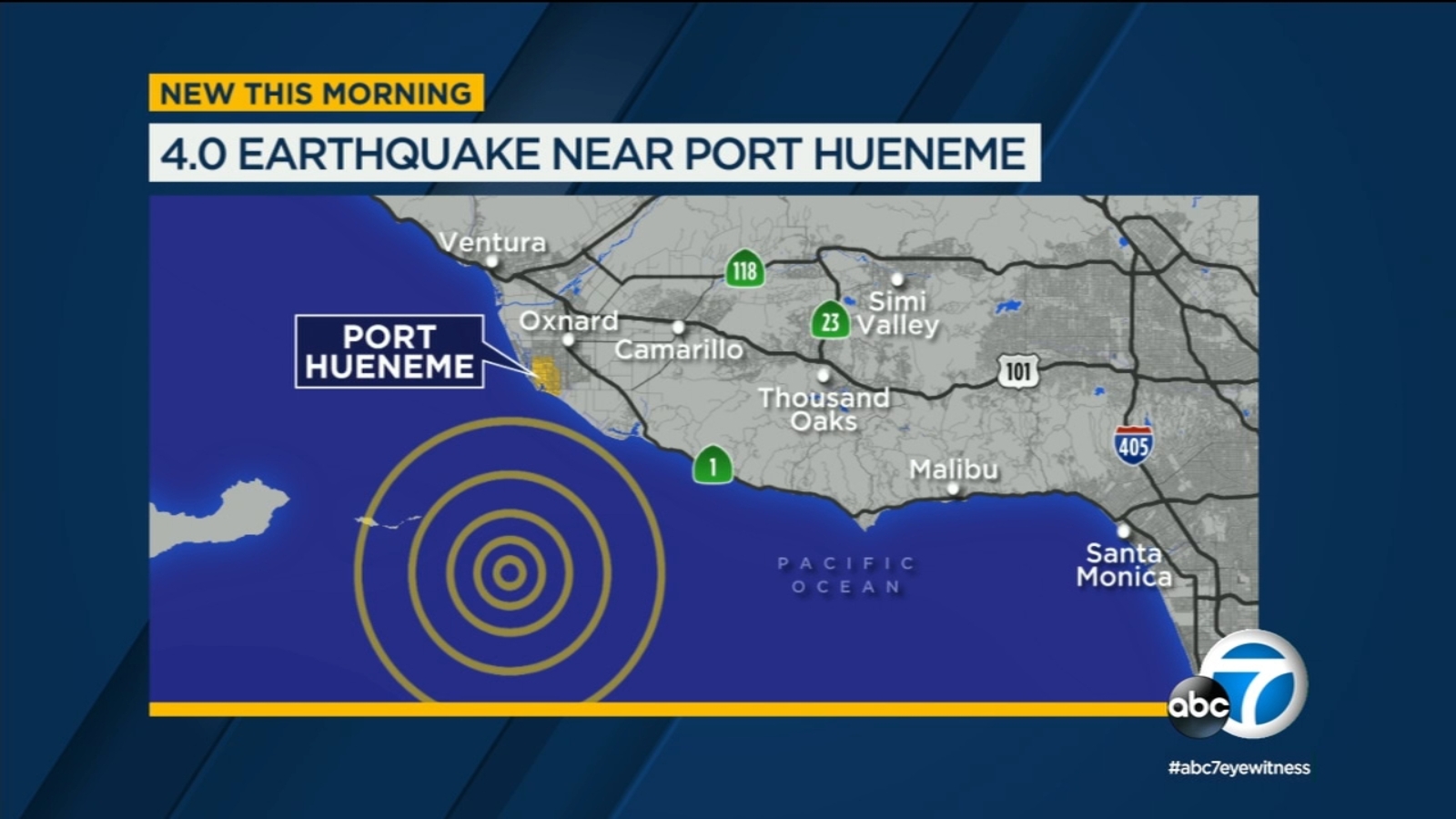 4.0magnitude earthquake strikes Port Hueneme, USGS says ABC30 Fresno