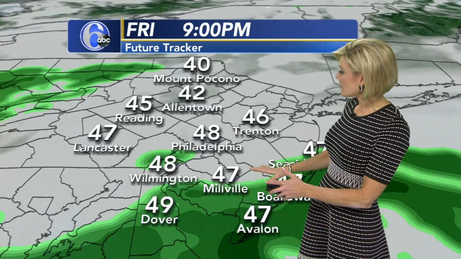 AccuWeather forecast for Philadelphia, Pennsylvania, New Jersey and