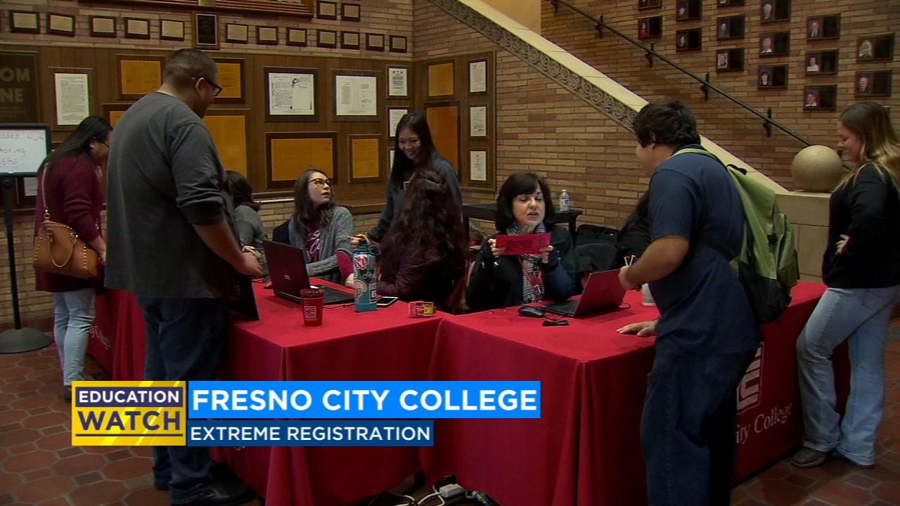Fresno City College helps students prepare for the Spring semester at an event titled "Extreme Registration."