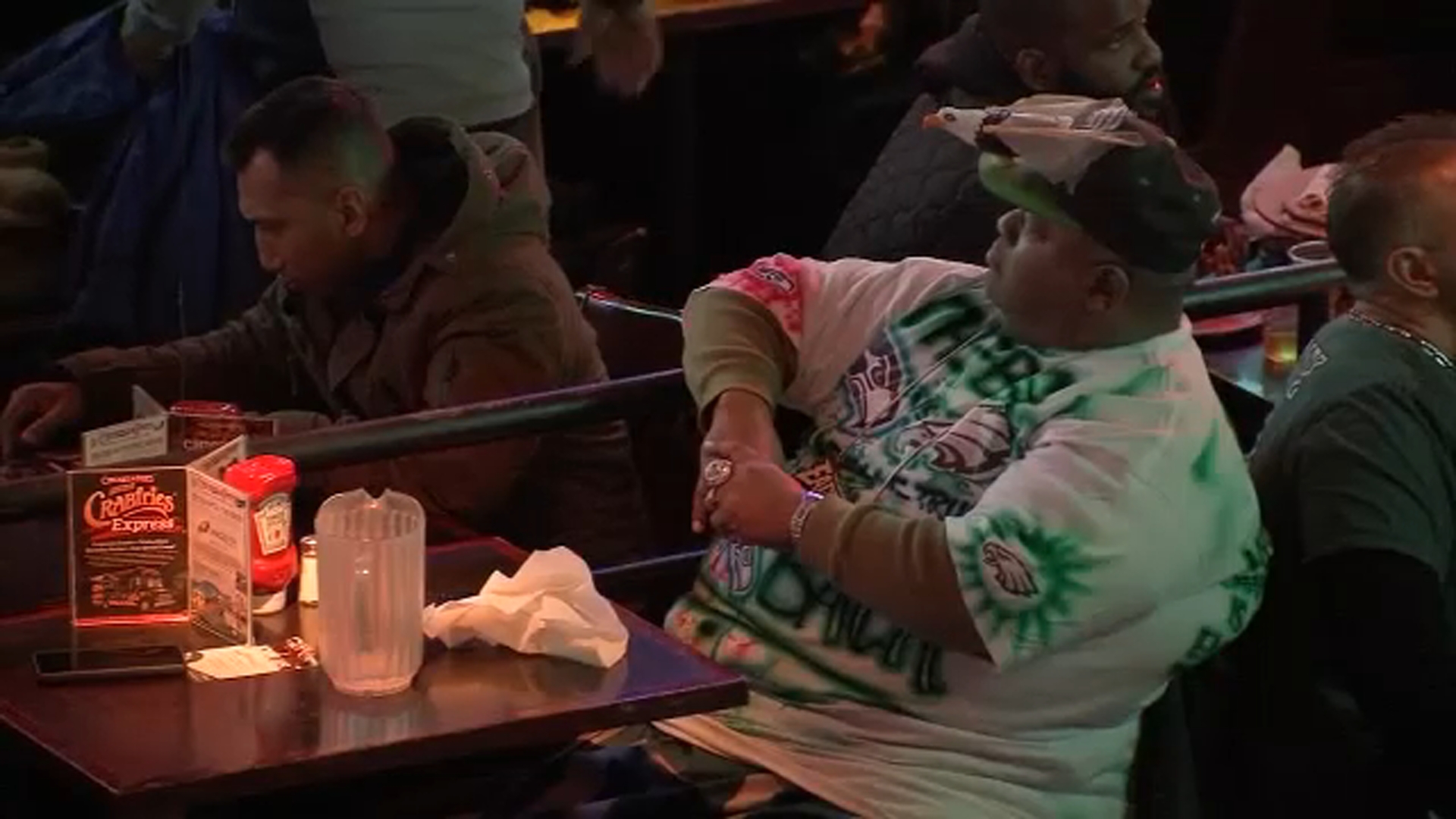 Eagles fans dissapointed after playoff loss to Seahawks